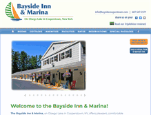 Tablet Screenshot of baysidecooperstown.com